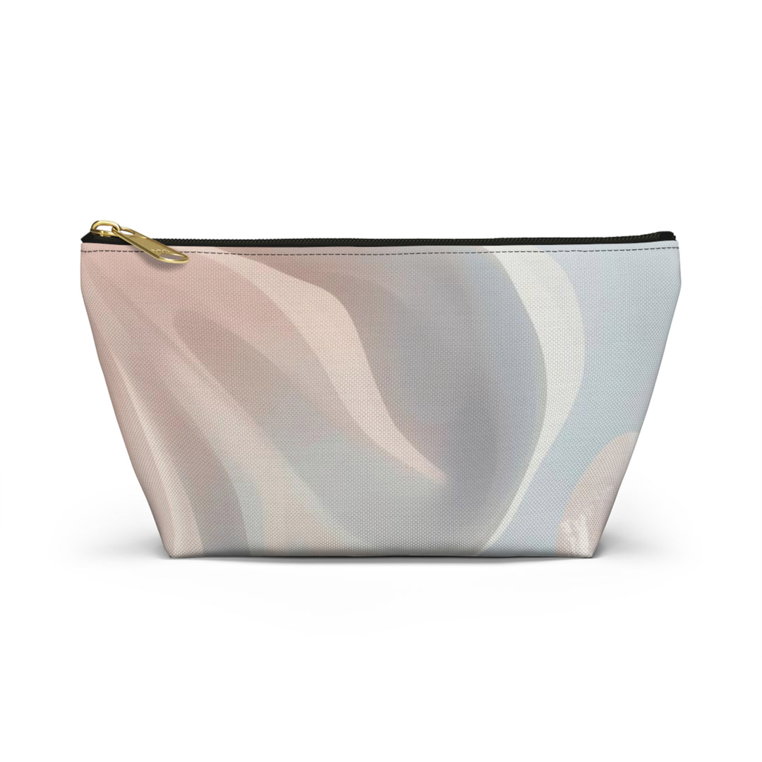 Chic T-Bottom Accessory Pouch – Pastel Abstract, Stylish Organizer Bag