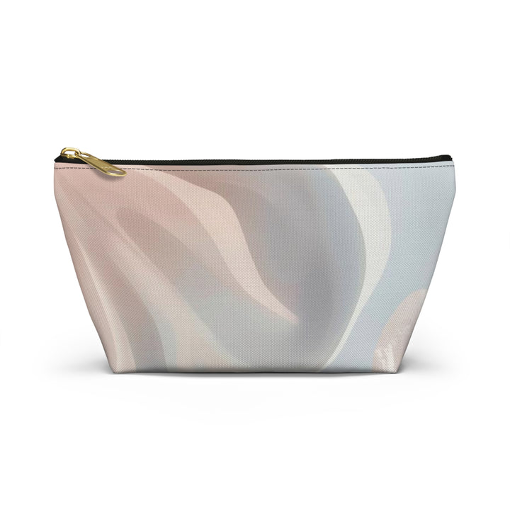 Chic T-Bottom Accessory Pouch – Pastel Abstract, Stylish Organizer Bag