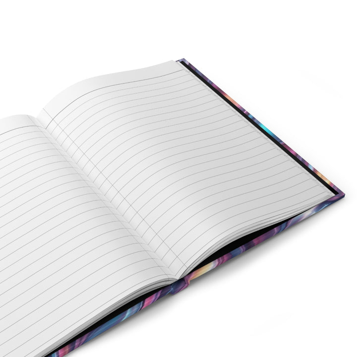 Abstract Iridescent Matte Hardcover Journal – Customizable, Trendy & Modern