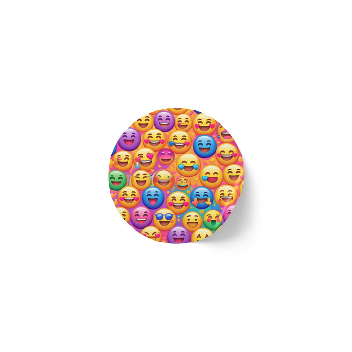 Vibrant Emoji Round Sticker Label Rolls – Durable, Fun & Trendy Labels