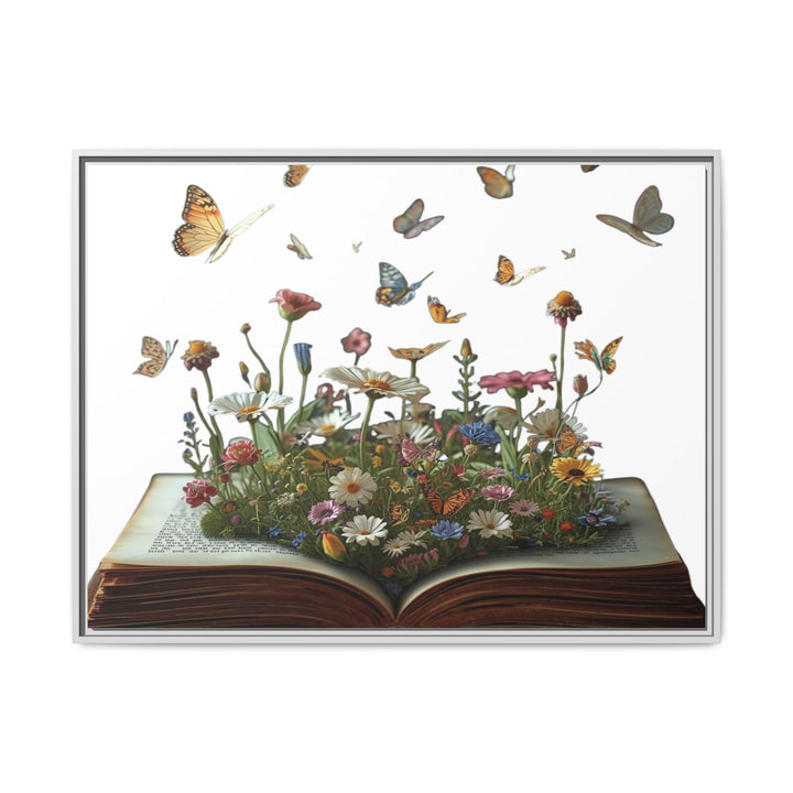 Whimsical Pop-Up Book Matte Canvas Art—Sustainable Framed Wall Décor