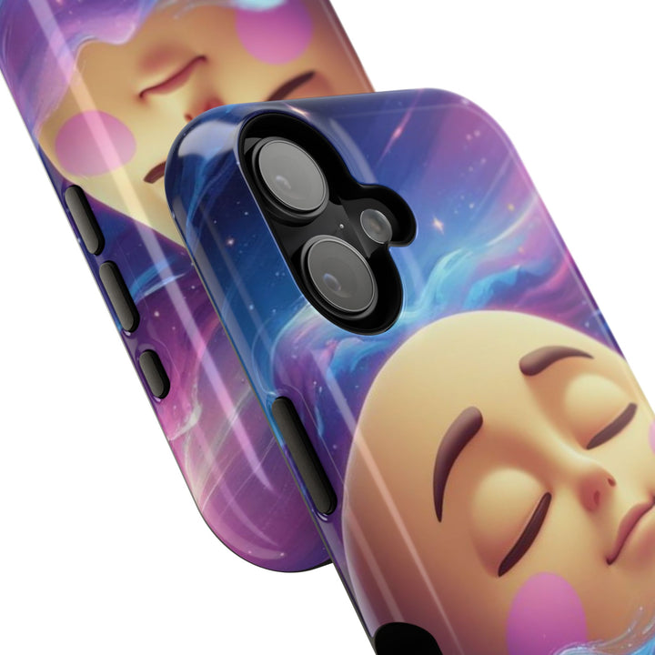 Galaxy Dream Moon Impact-Resistant Dual-Layer Phone Case – Custom & Cute