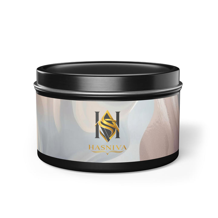 Handcrafted Tin Candles – Pastel Abstract, Eco Soy, Gift-Ready & Chic