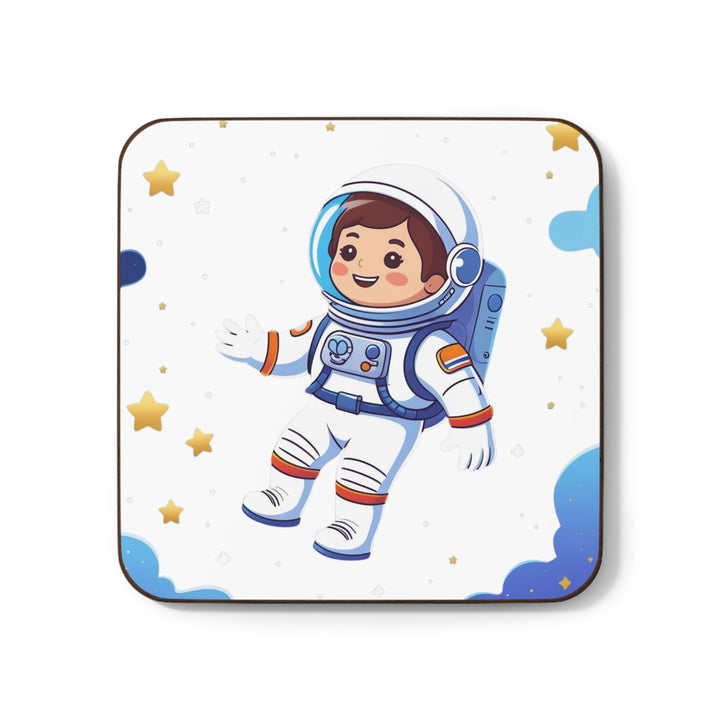 Space Astronaut Kids Coaster – Durable Hardboard, Cute Nursery Decor