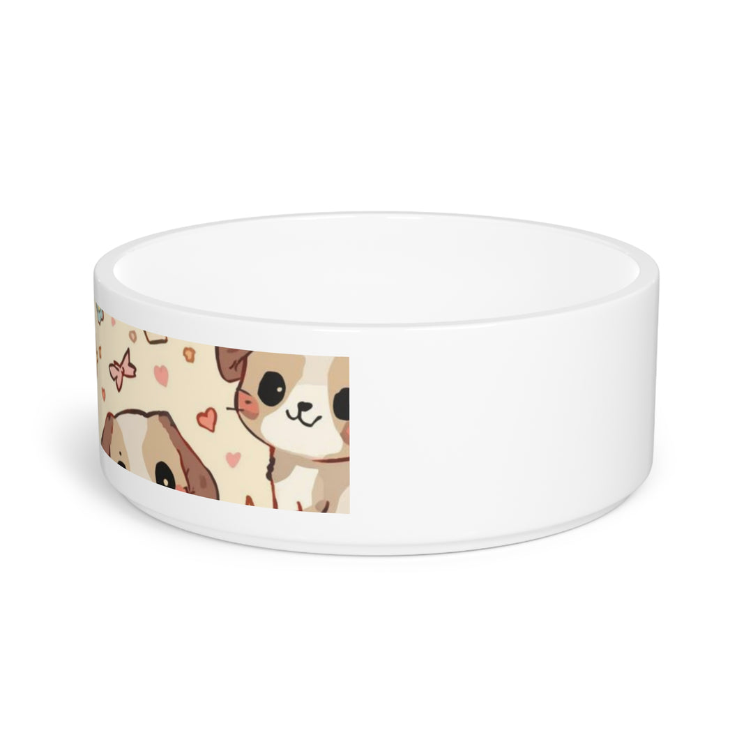 ChicPet Custom Pet Bowl – Cute Puppy & Kitten Design, Personalizable, Non-Slip