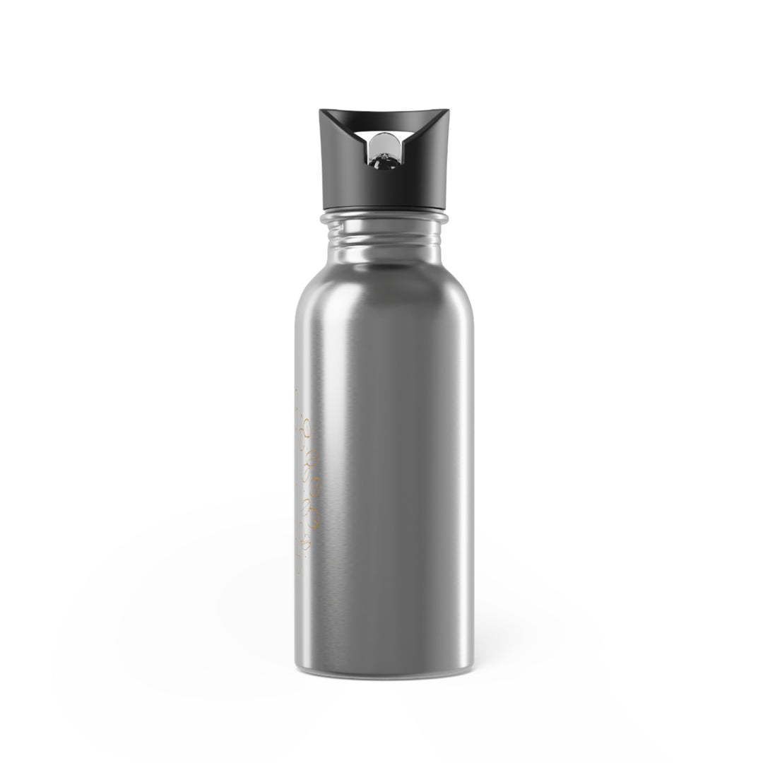 Chic Coffee Bean 20oz Stainless Steel Water Bottle w/ Straw – Leak-Proof, Stylish, Insulated