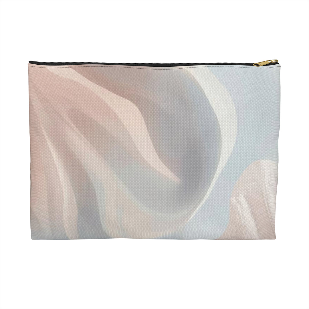 Chic Abstract Pastel Accessory Pouch – Minimalist Organizer & Makeup Bag