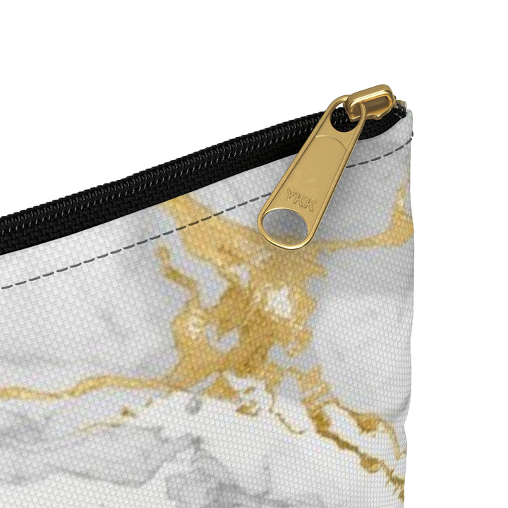 Chic Marble Gold Accessory Pouch – Trendy, Versatile Organizer Clutch