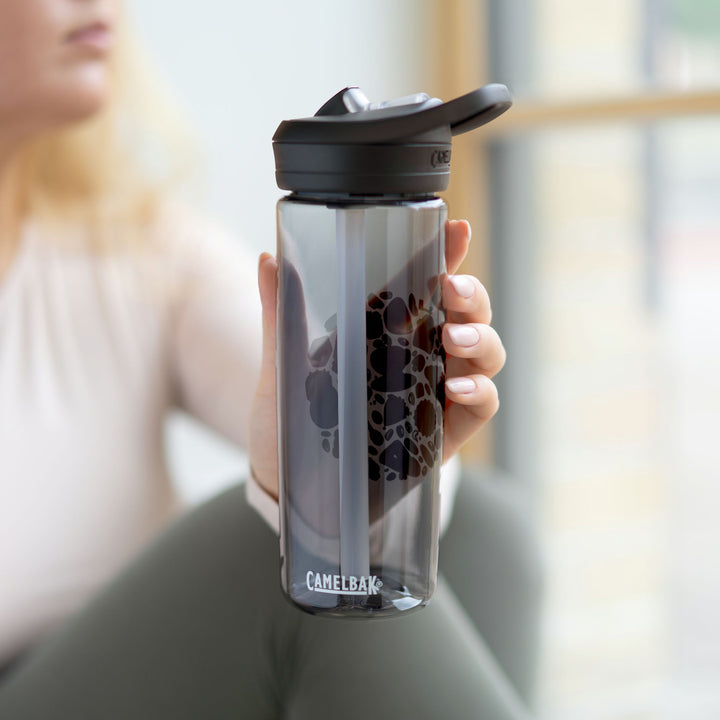 CamelBak Eddy 20oz/25oz Water Bottle – Cute Café Cartoon Design, Spill-Proof