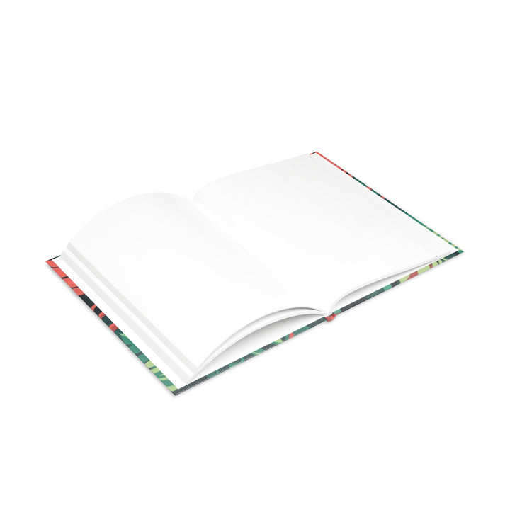 Hardcover Puffy Notebook – Tropical Leaf, Plush Journal, Aesthetic, Customizable