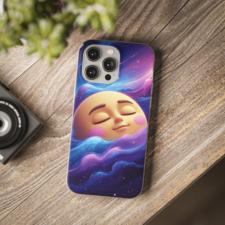 Flexi Case – Dreamy Galaxy Moon | Slim, Stylish & Durable Phone Cover