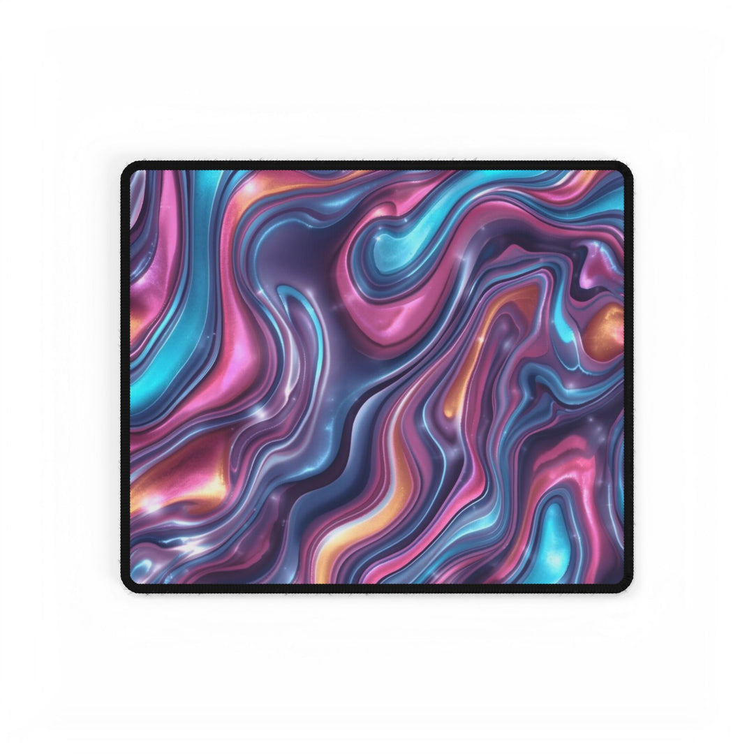 Premium Iridescent Abstract Desk Mat – Modern, Durable & Stylish Workspace