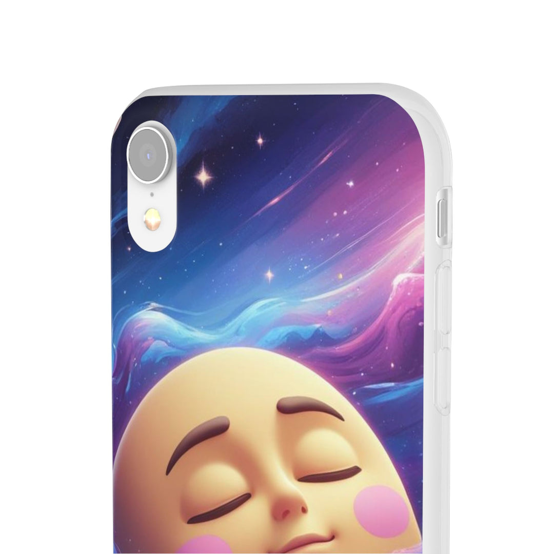 Flexi Case – Dreamy Galaxy Moon | Slim, Stylish & Durable Phone Cover