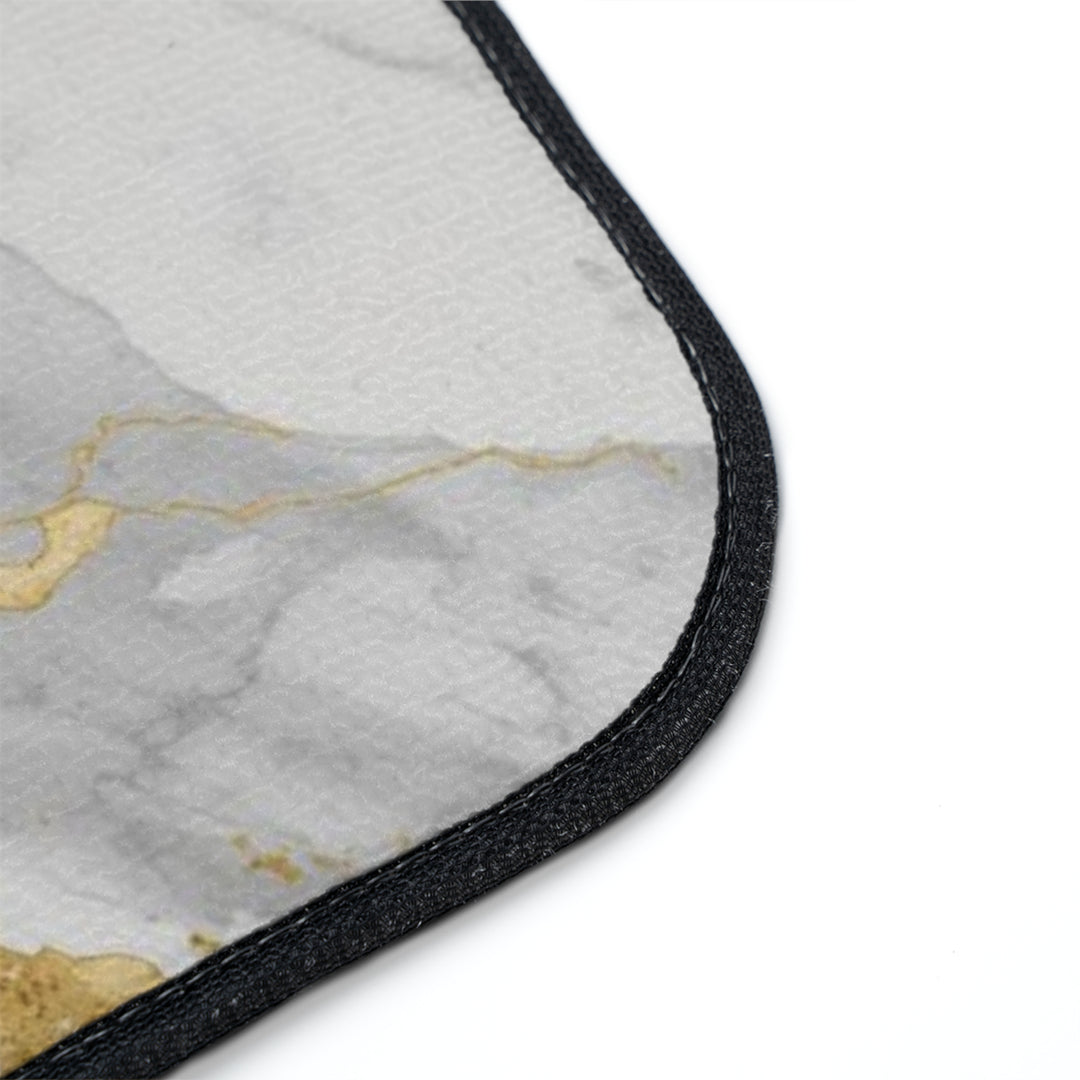 Luxury Marble Gold Car Floor Mat – Premium, Stylish, Custom Fit (1pc)