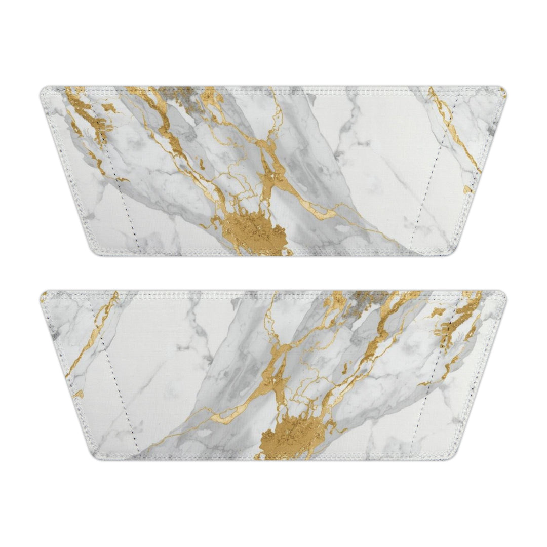 Men's Removable-Strap Sandals – Marble Gold Luxe, Customizable Comfort