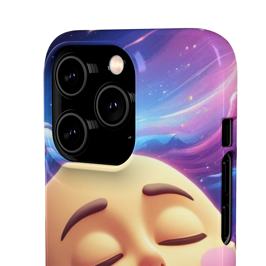 Dreamy Galaxy Moon Snap Case – Slim, Stylish & Durable Cosmic Phone Cover