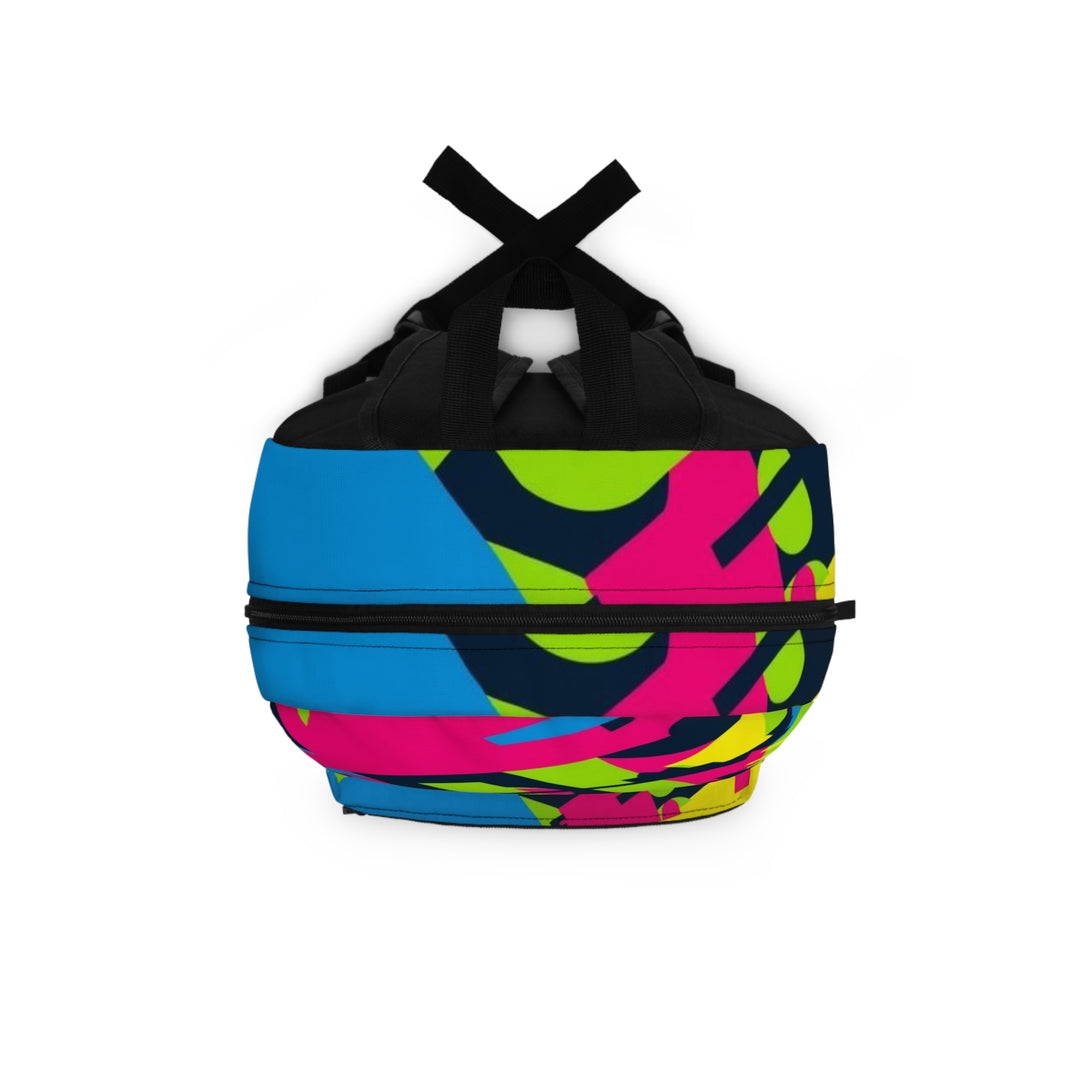 Urban Explorer™ Premium Backpack – Bold Abstract Geometric Streetwear Style