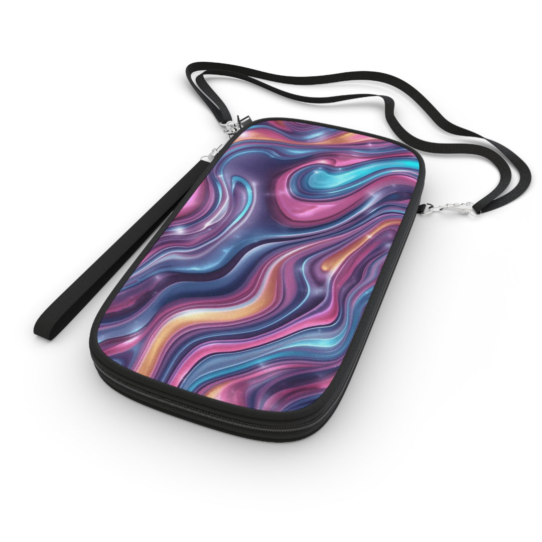 Ultimate RFID Passport Wallet – Iridescent Marble Swirl, Vegan Leather