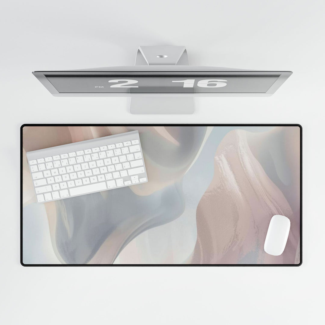 Abstract Pastel Desk Mat – Modern, Durable & Stylish Workspace Upgrade