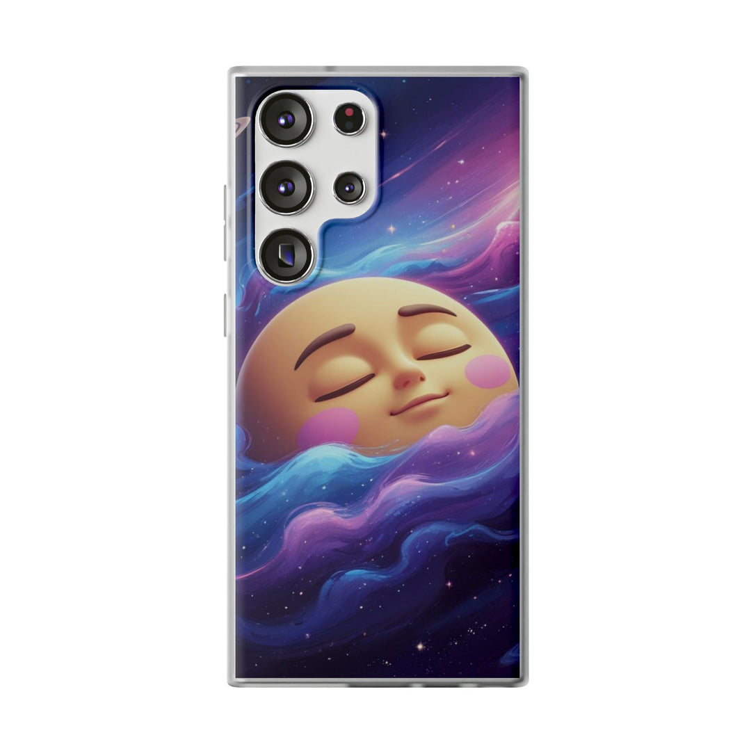 Flexi Case – Dreamy Galaxy Moon | Slim, Stylish & Durable Phone Cover