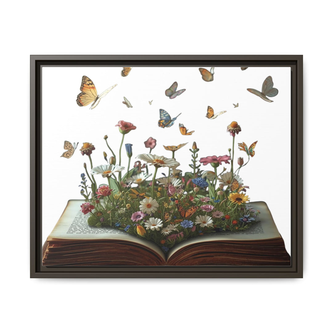 Whimsical Pop-Up Book Matte Canvas Art—Sustainable Framed Wall Décor