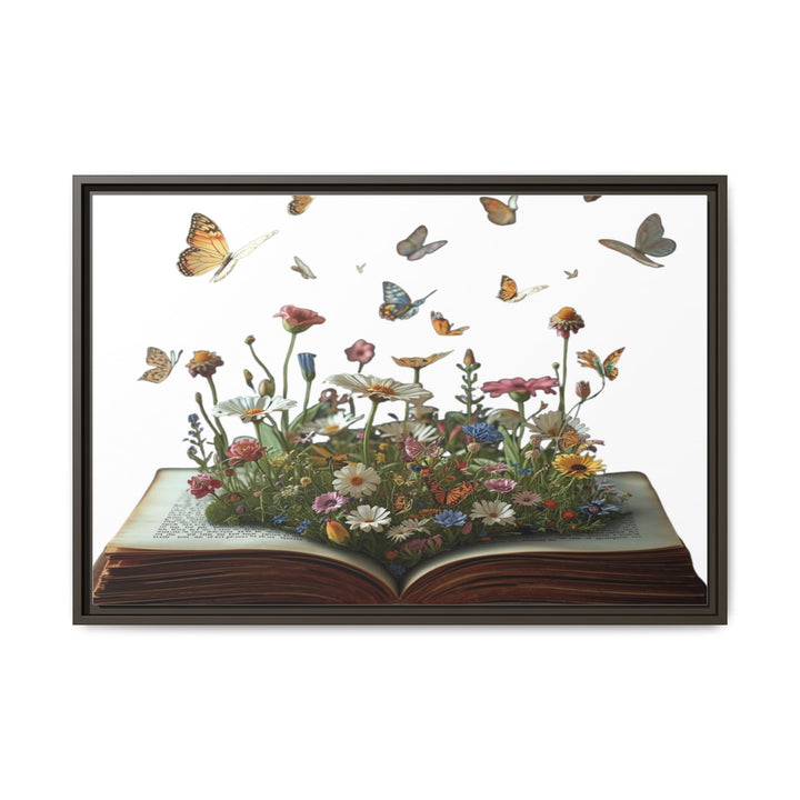 Whimsical Pop-Up Book Matte Canvas Art—Sustainable Framed Wall Décor