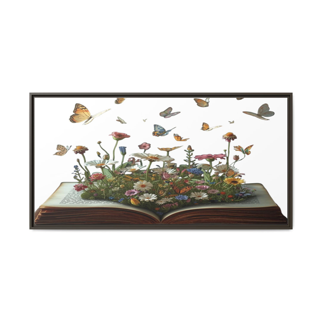 Whimsical Pop-Up Book Matte Canvas Art—Sustainable Framed Wall Décor