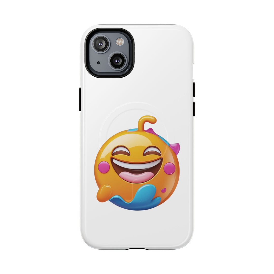 Tough Magnetic Emoji Case – Dual-Layer MagSafe Cover, Fun & Vibrant Design