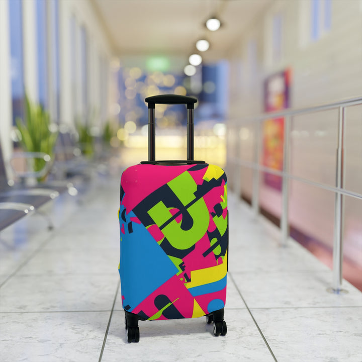 Bold Abstract Premium Luggage Cover – Stylish, Stretch & Scratch-Proof
