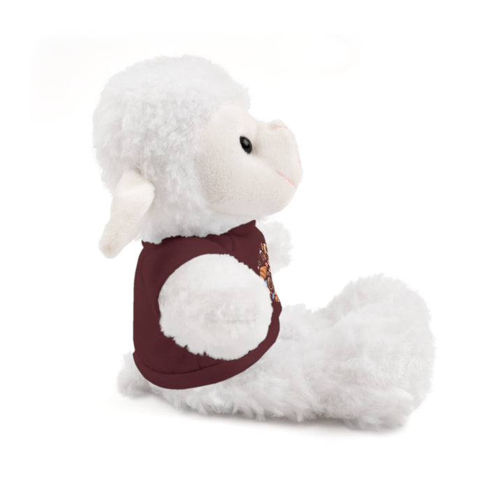 Custom Stuffed Animal w/ Coffee & Dessert Tee – Cute Plush Gift 8”