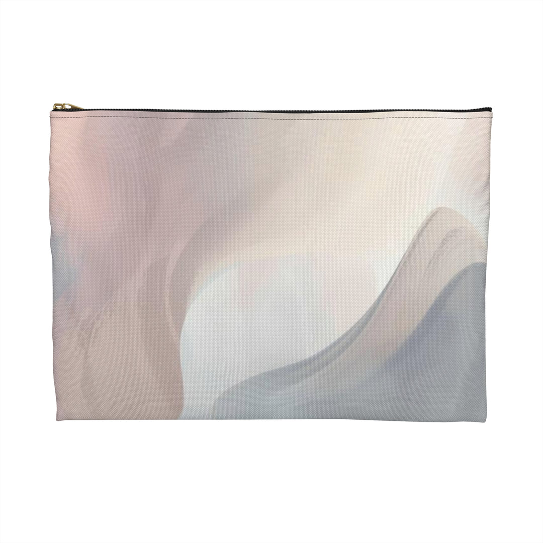 Chic Abstract Pastel Accessory Pouch – Minimalist Organizer & Makeup Bag