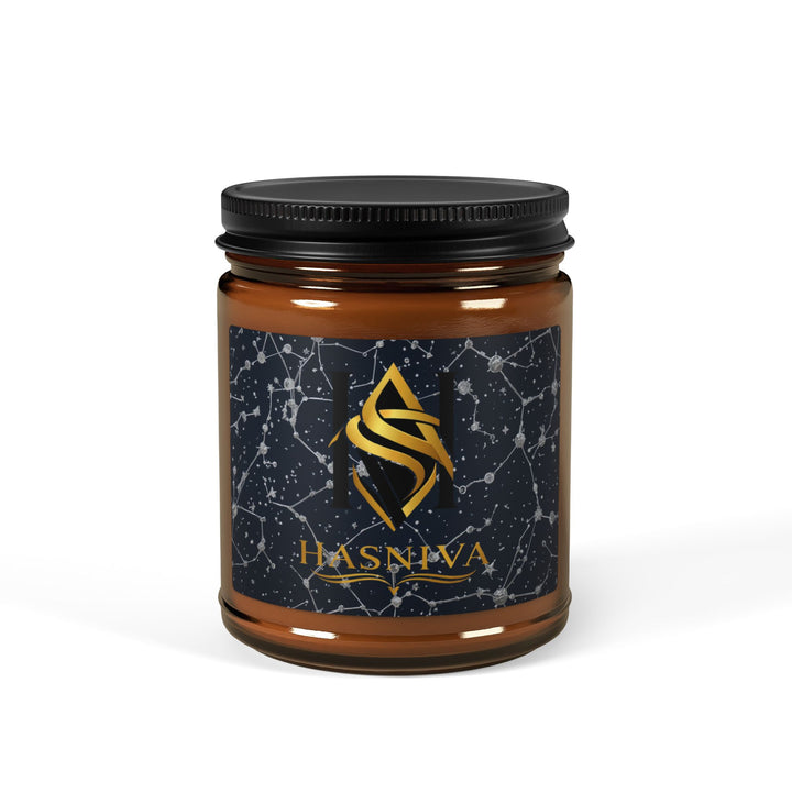 Celestial Amber Soy Candle – Starlit Constellation | 4oz & 9oz