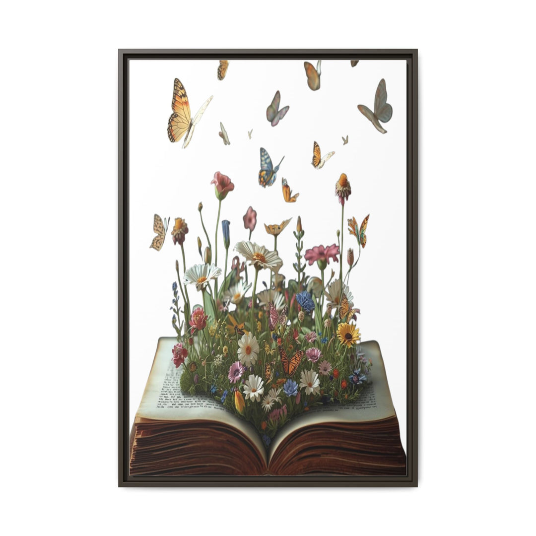 Whimsical Pop-Up Book Matte Canvas Art—Sustainable Framed Wall Décor