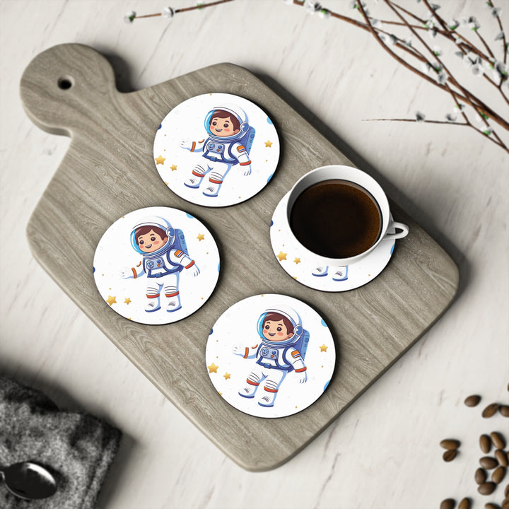 Playful Astronaut Coasters – Kid-Friendly, Fun Space Decor for Home & Gifts