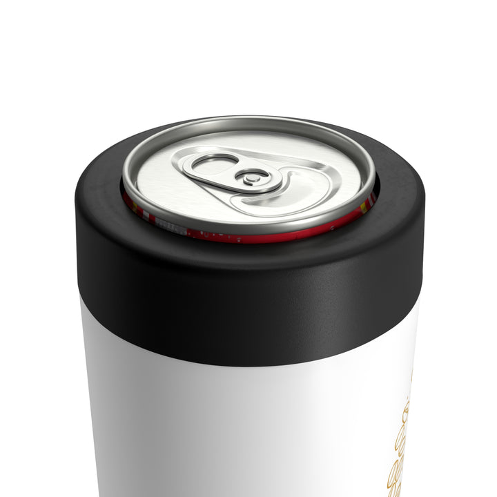 Coffee Bean Chic Can Holder – Trendy Insulated 12oz Drink Cooler