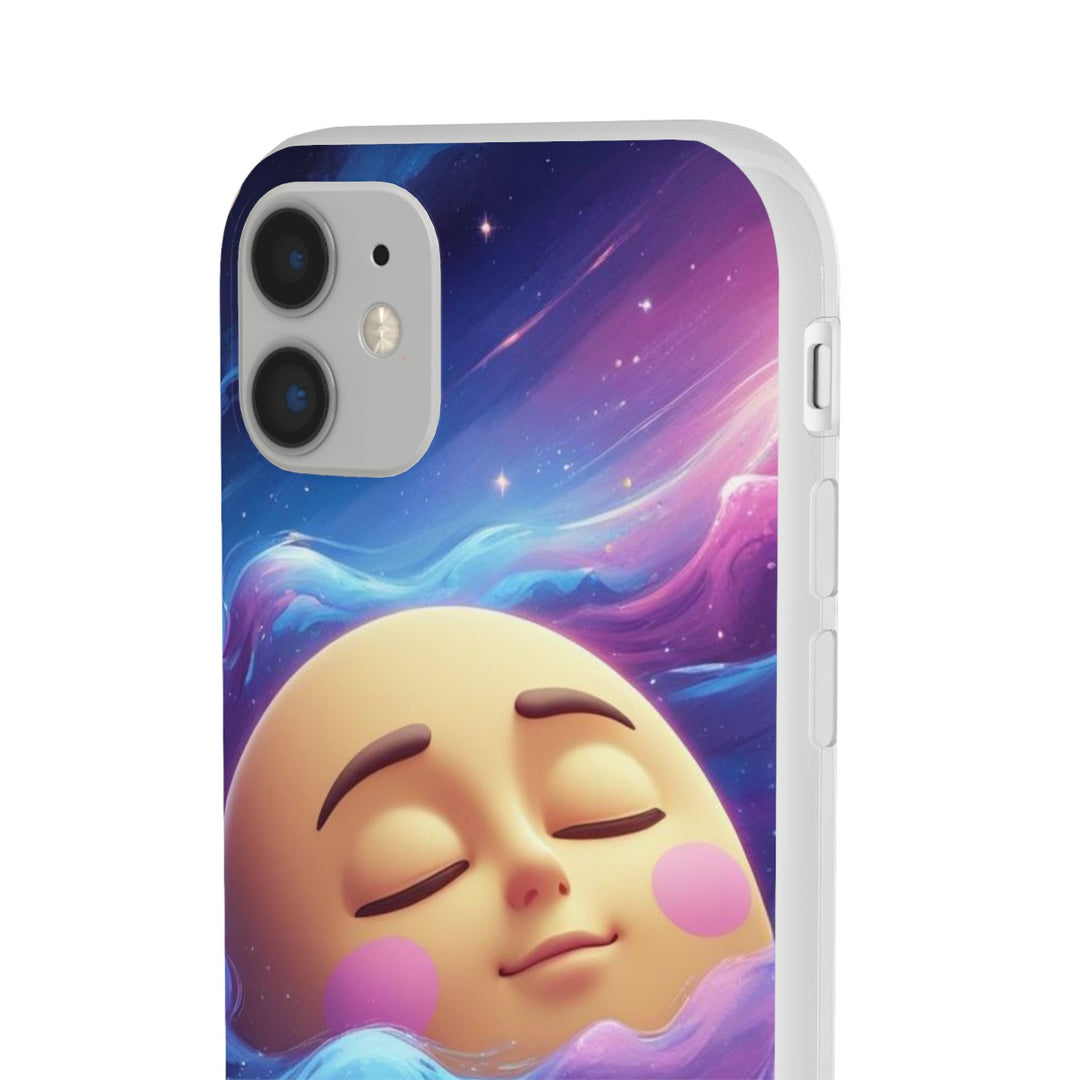 Flexi Case – Dreamy Galaxy Moon | Slim, Stylish & Durable Phone Cover