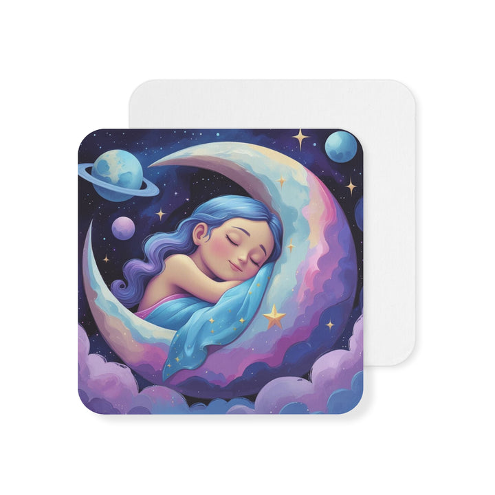 Dreamy Celestial Square Coasters (50/100) – Magical Girl Moon Decor
