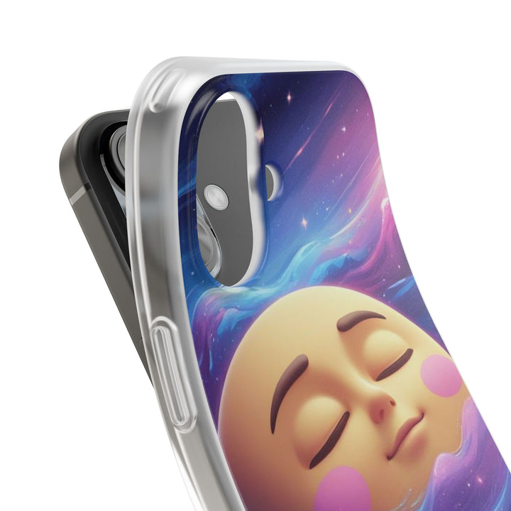 Flexi Case – Dreamy Galaxy Moon | Slim, Stylish & Durable Phone Cover