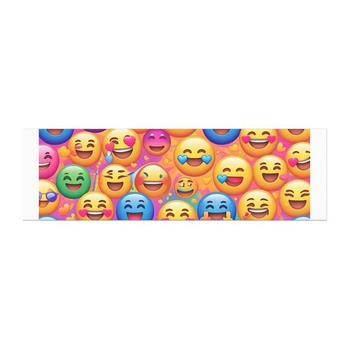 Custom Car Magnet – Vibrant Emoji Pattern, Trendy, Weatherproof, Removable