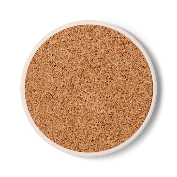 Playful Emoji Space Ceramic Coaster – Fun, Durable, Artistic Table Protection
