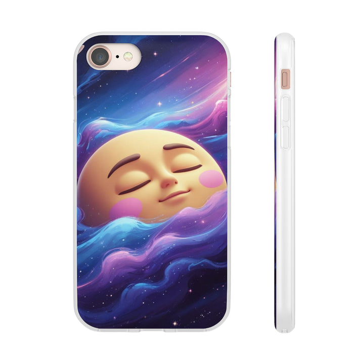 Flexi Case – Dreamy Galaxy Moon | Slim, Stylish & Durable Phone Cover