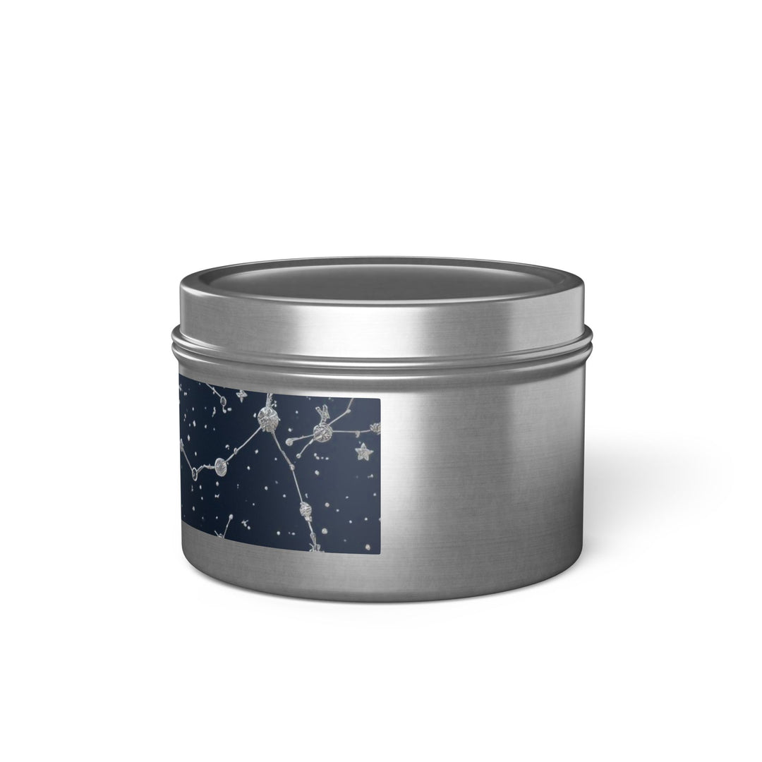 Celestial Tin Candle – Hand-Poured, Constellation Design, Long Burn USA