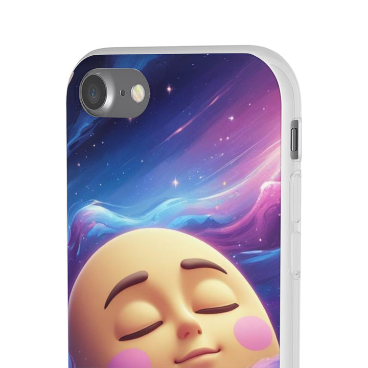 Flexi Case – Dreamy Galaxy Moon | Slim, Stylish & Durable Phone Cover