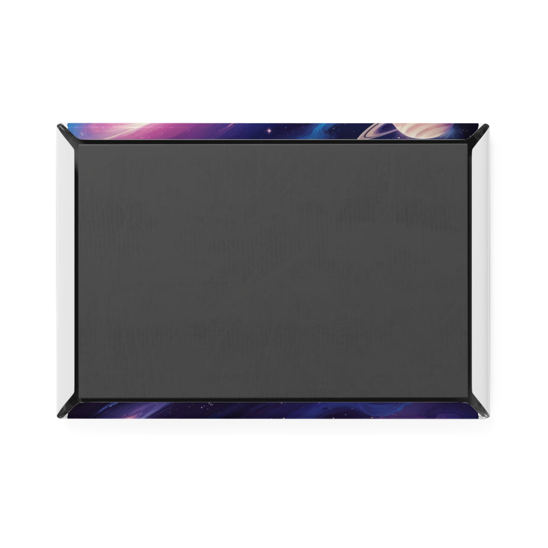 Galaxy Moon Rectangle Button Magnet – Cute Cosmic Organizer (1/10 Pack)