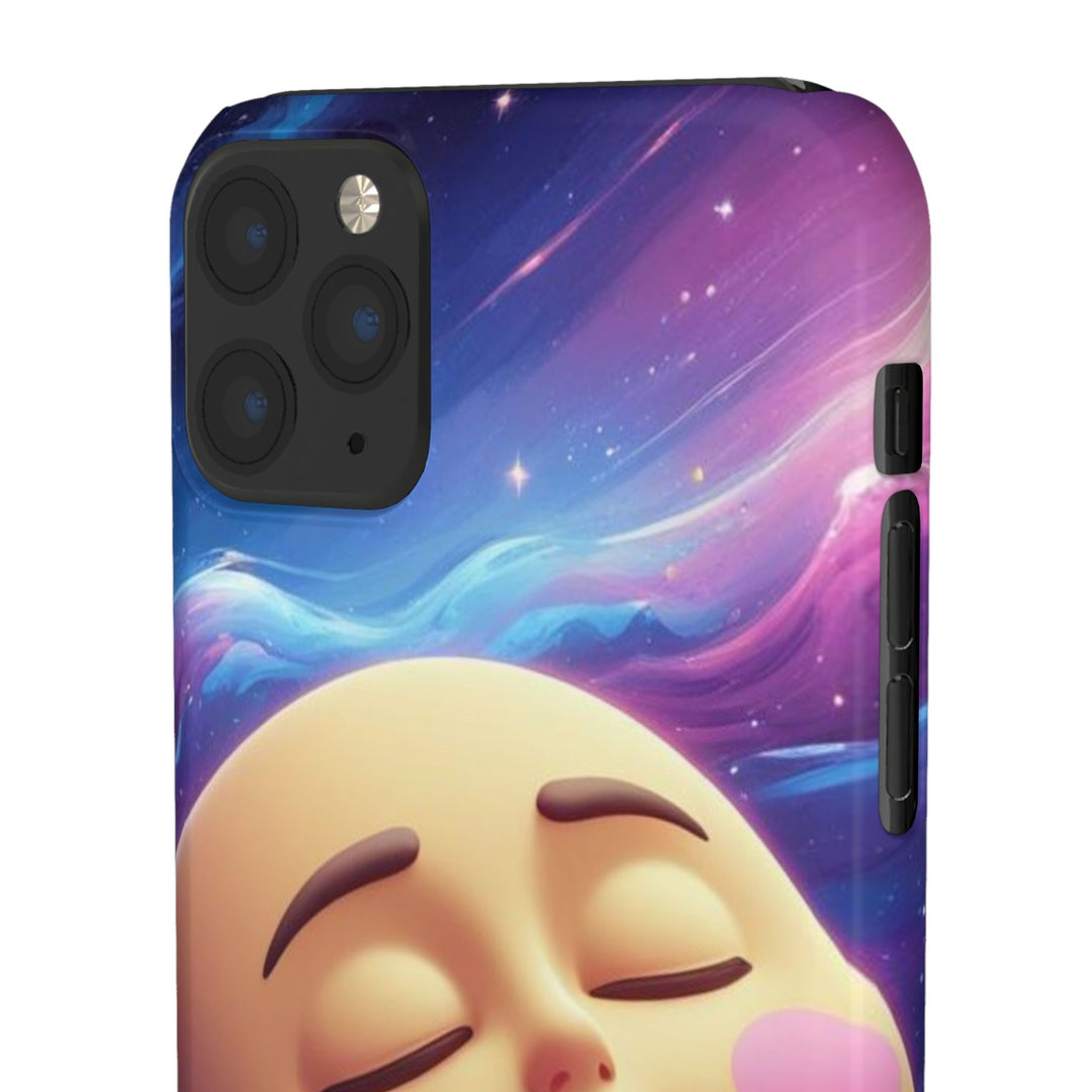 Dreamy Galaxy Moon Snap Case – Slim, Stylish & Durable Cosmic Phone Cover