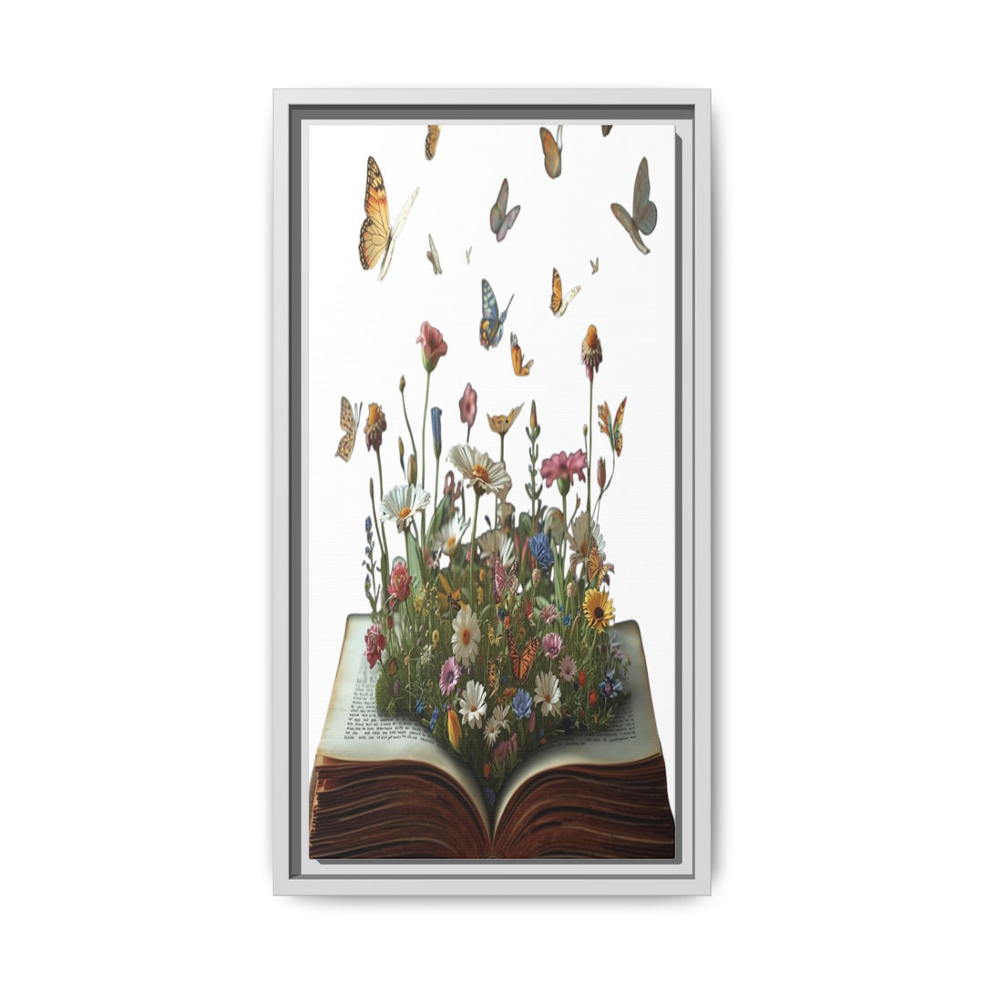 Whimsical Pop-Up Book Matte Canvas Art—Sustainable Framed Wall Décor