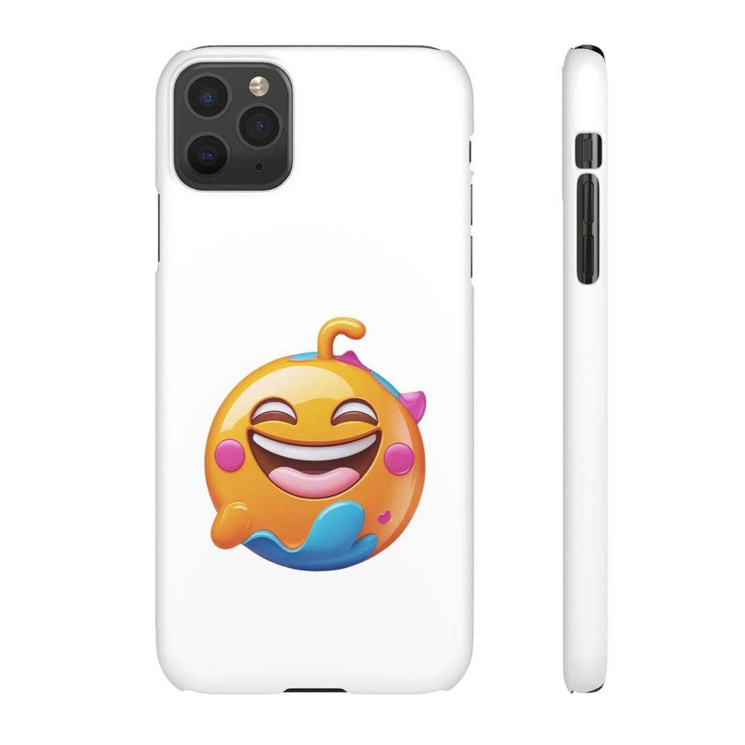 Emoji Joyful Vibe Snap Case – Sleek, Durable, Fun Cartoon Phone Cover