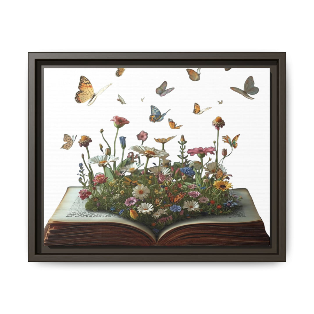 Whimsical Pop-Up Book Matte Canvas Art—Sustainable Framed Wall Décor