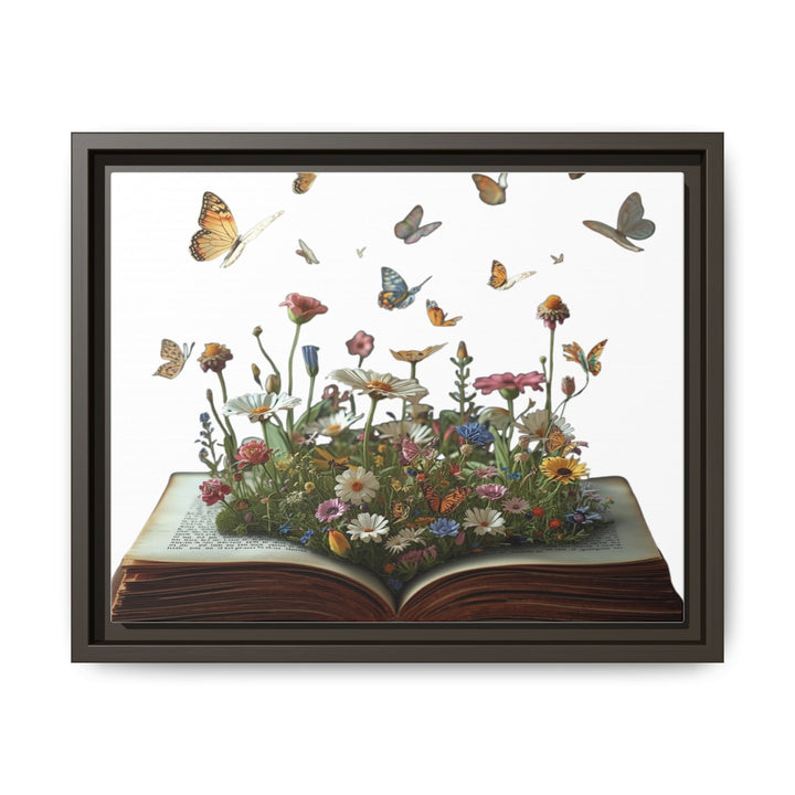 Whimsical Pop-Up Book Matte Canvas Art—Sustainable Framed Wall Décor