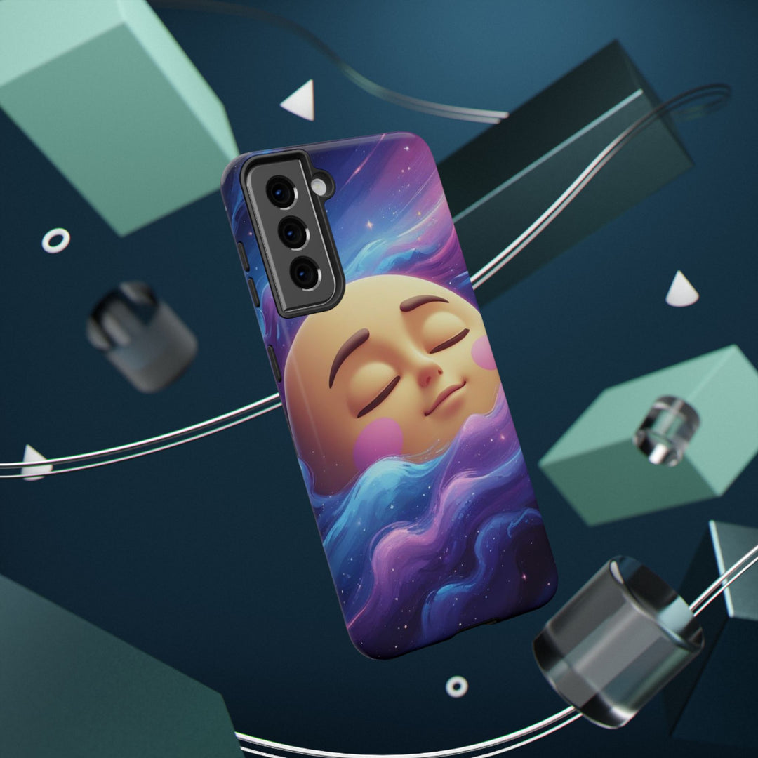 Galaxy Dream Moon Impact-Resistant Dual-Layer Phone Case – Custom & Cute